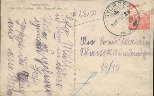 Rappoltsweiler Haut Rhin Elsass Rappoltsweiler Ulrichsburg – Bild 2