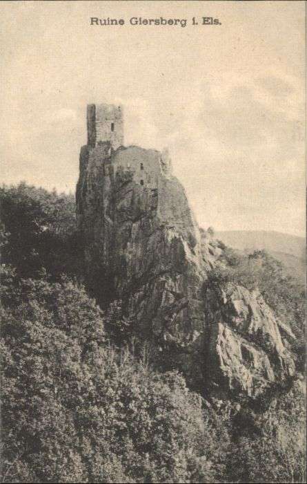 Rappoltsweiler Haut Rhin Elsass Rappoltsweiler Ruine Giersberg