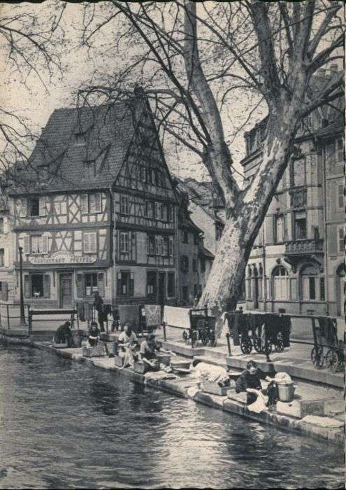 Colmar Haut Rhin Elsass Colmar Kolmar Am Sinnbach
