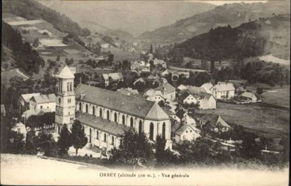 Orbey Vue Generale Kirche
