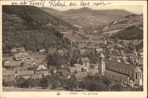 Orbey Vue Generale Kirche