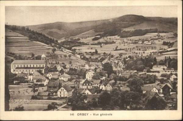 Orbey Vue Generale Kirche