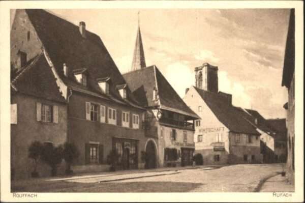Rouffach Rufach Wirtschaft
