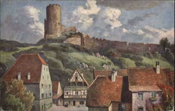 Kaysersberg Vogesenburgen Künstler W Bürger x