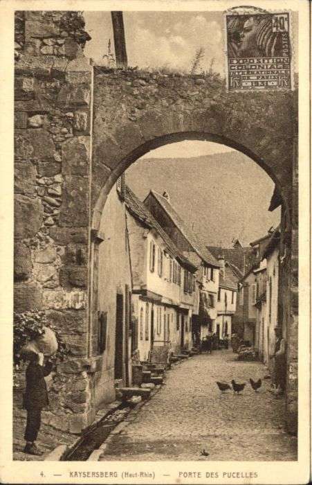 Kaysersberg Porte Pucelles Hühner