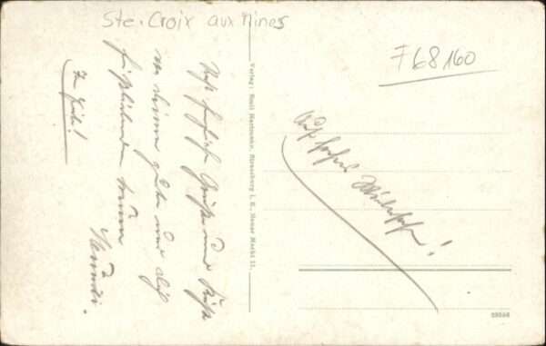Sainte-croix-aux-Mines [Handschriftlich] St Kreuz Lebertal – Bild 2