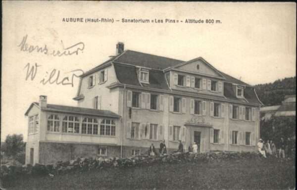 Aubure Sanatorium Pins Altitude