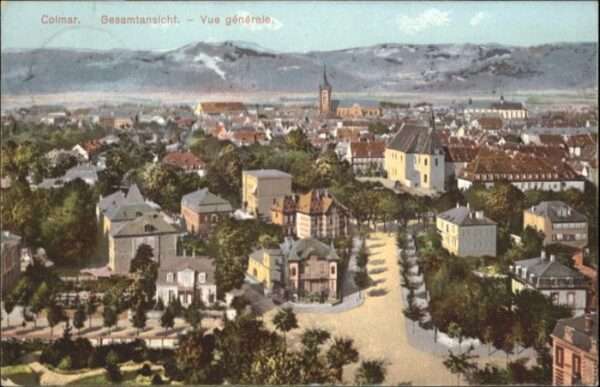 Colmar Haut Rhin Elsass Colmar Vue Generale
