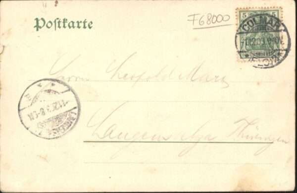 Colmar Haut Rhin Elsass Colmar Rufacherstrasse Strassenbahn – Bild 2