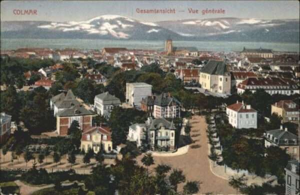 Colmar Haut Rhin Elsass Colmar Vue Generale