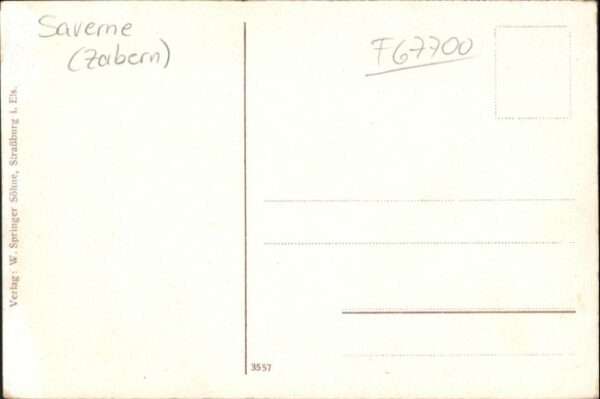 Zabern Saverne Zabern [Handschriftlich] Stambach Voges – Bild 2