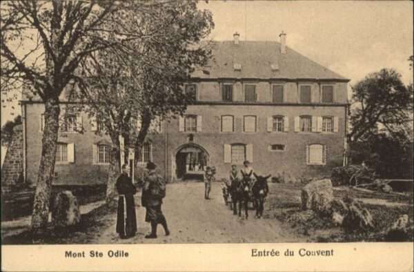 Odilienberg St Odilienberg Entree Couvent Esel