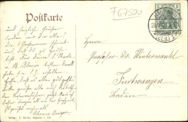 Hagenau Hopfenhalle Postamt St Nokolaus Kirche – Bild 2
