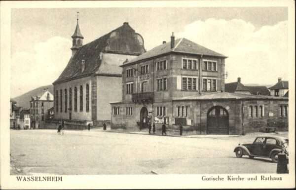 Wasselnheim Gotische Kirche Rathaus