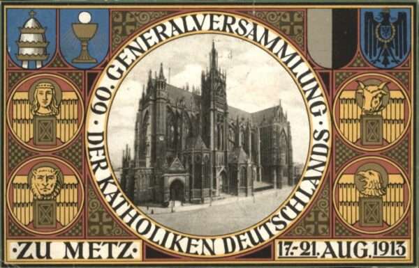 Metz  57 Moselle Metz GeneralversammlungKatholiken Deuts