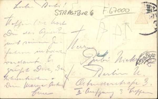 Strasbourg Alsace Strassburg Elsass [Handschriftlich]  St – Bild 2