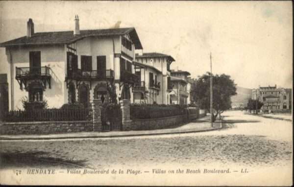 Hendaye Pyrenees Atlantiques Villas Boulevard Plage Villas Beach