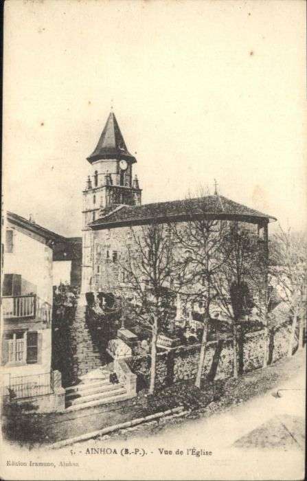 Ainhoa Vue Eglise