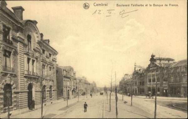 Cambrai Boulevard Faidherbe Banque France