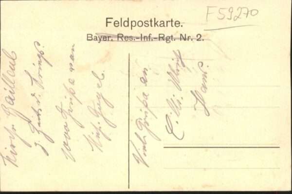 Bailleul Nord Bailleul [Handschriftlich] Kirche Bayer – Bild 2