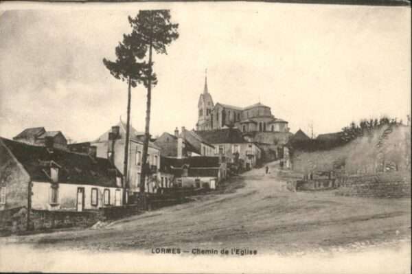 Lormes Chemin Eglise