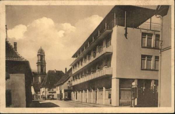 Gebweiler Elsass Bahnhofstrasse Hotel Engel