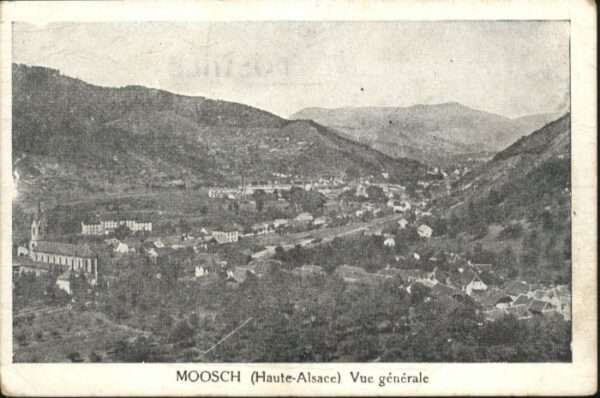 Moosch Haut Rhin Alsace Moosch Vue generale