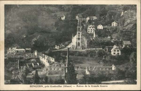 Sengern Guebwiller Ruines Grande Guerre