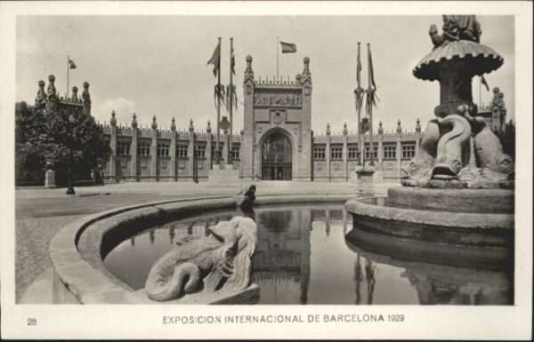 Barcelona Cataluna Barcelona Exposicion Internacional Pala