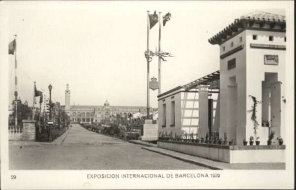 Barcelona Cataluna Barcelona Exposicion Internacional Aven