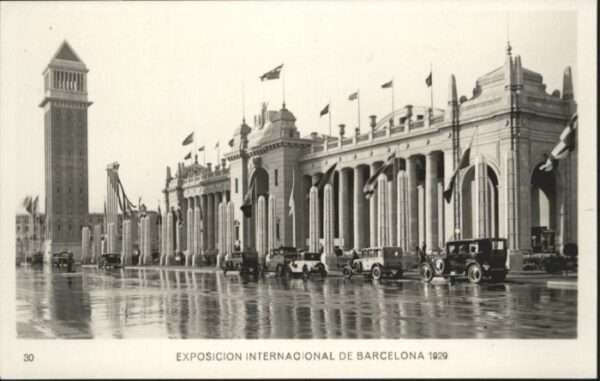 Barcelona Cataluna Barcelona Exposicion Internacional Pala
