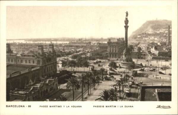Barcelona Cataluna Barcelona Paseo Maritimo Aduana