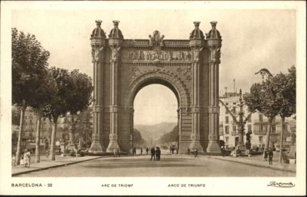 Barcelona Cataluna Barcelona Arc Triomp