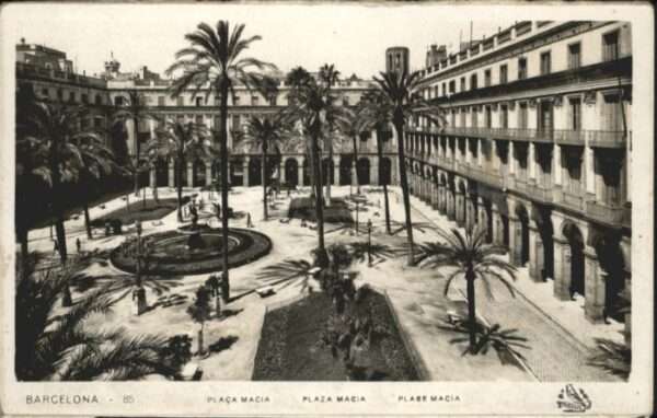 Barcelona Cataluna Barcelona Placa Maci