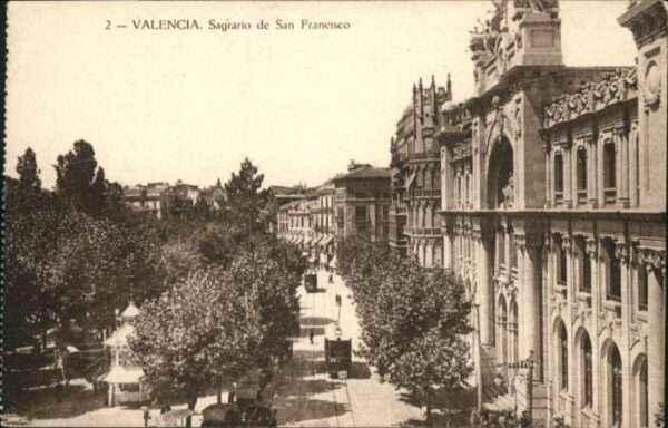 Valencia Valenciana Valencia Strassenbahn Sagrario San Fran