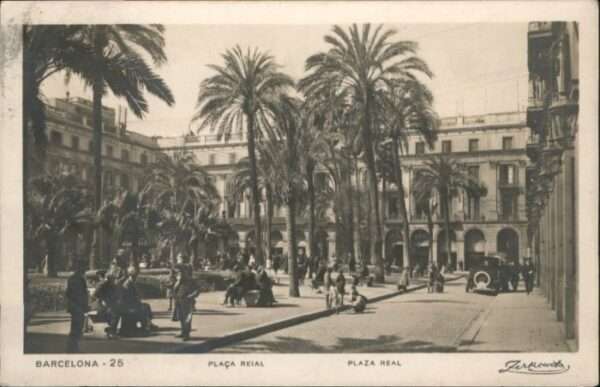 Barcelona Cataluna Barcelona Placa Reial Plaza Real