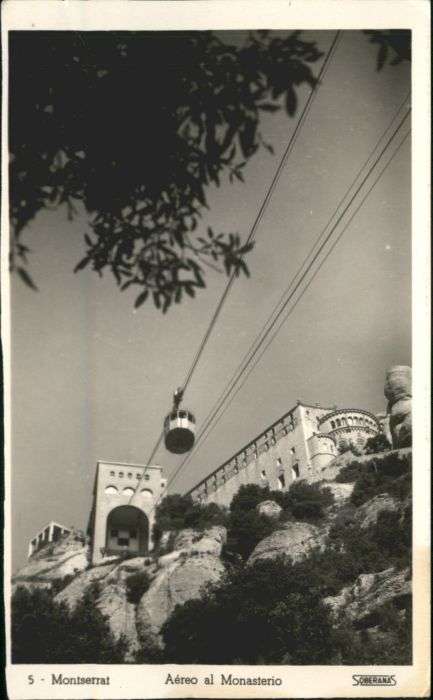 Montserrat Kloster Montserrat Seilbahn Gondel Aereo Monast