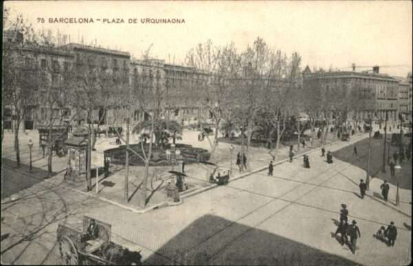Barcelona Cataluna Barcelona Plaza Urquinaona