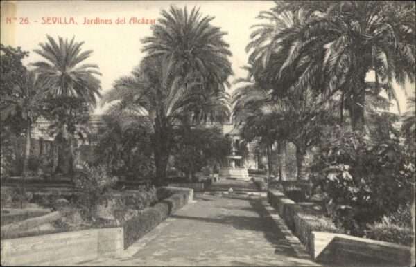 Sevilla Andalucia Sevilla Jardines Alcazar