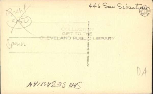 San Sebastian  Pais Vasco ES San_Sebastian [handschriftlich] Pasajes – Bild 2