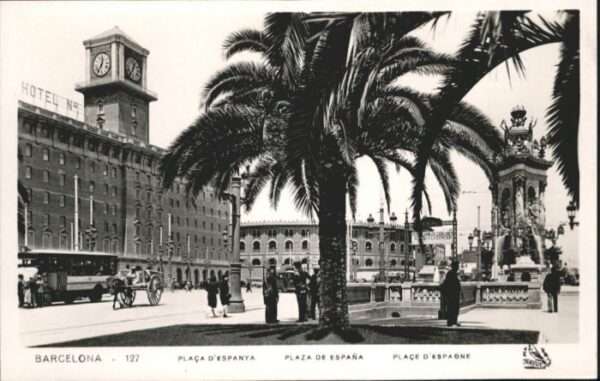 Barcelona Cataluna Barcelona Plaza Espana