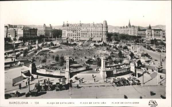 Barcelona Cataluna Barcelona Plaza Cataluna