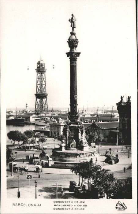 Barcelona Cataluna Barcelona Monument Colom