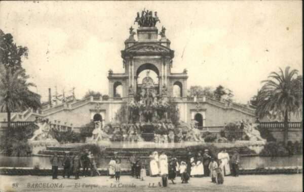 Barcelona Cataluna Barcelona Parque Cascada