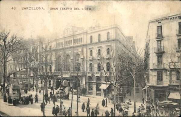 Barcelona Cataluna Barcelona Gran Teatro Liceo