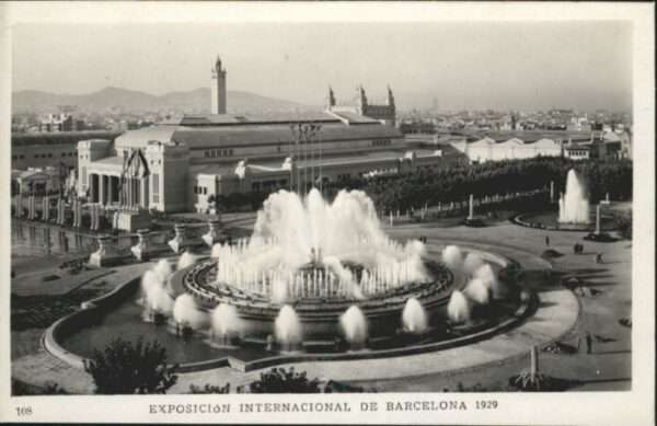 Barcelona Cataluna Barcelona Exposicion Internacional Fuen