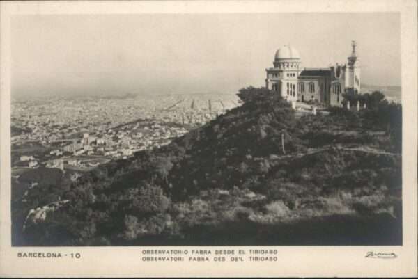 Barcelona Cataluna Barcelona Observatorio Fabra Ciudad
