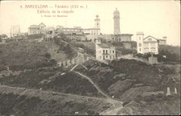 Barcelona Cataluna Barcelona Tibidabo Cuspide
