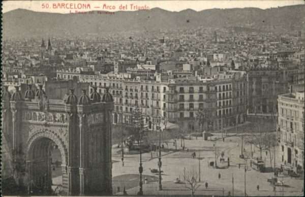 Barcelona Cataluna Barcelona Arco Triunfo