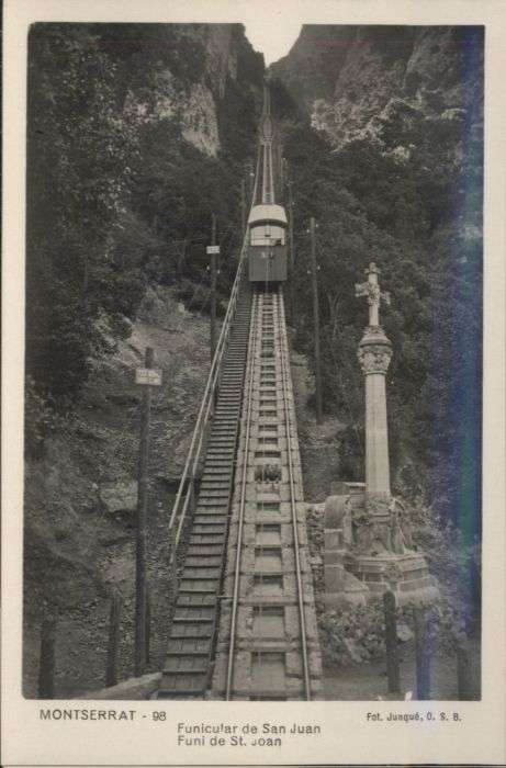 Montserrat Kloster Montserrat Zahnradbahn Funicular San Ju